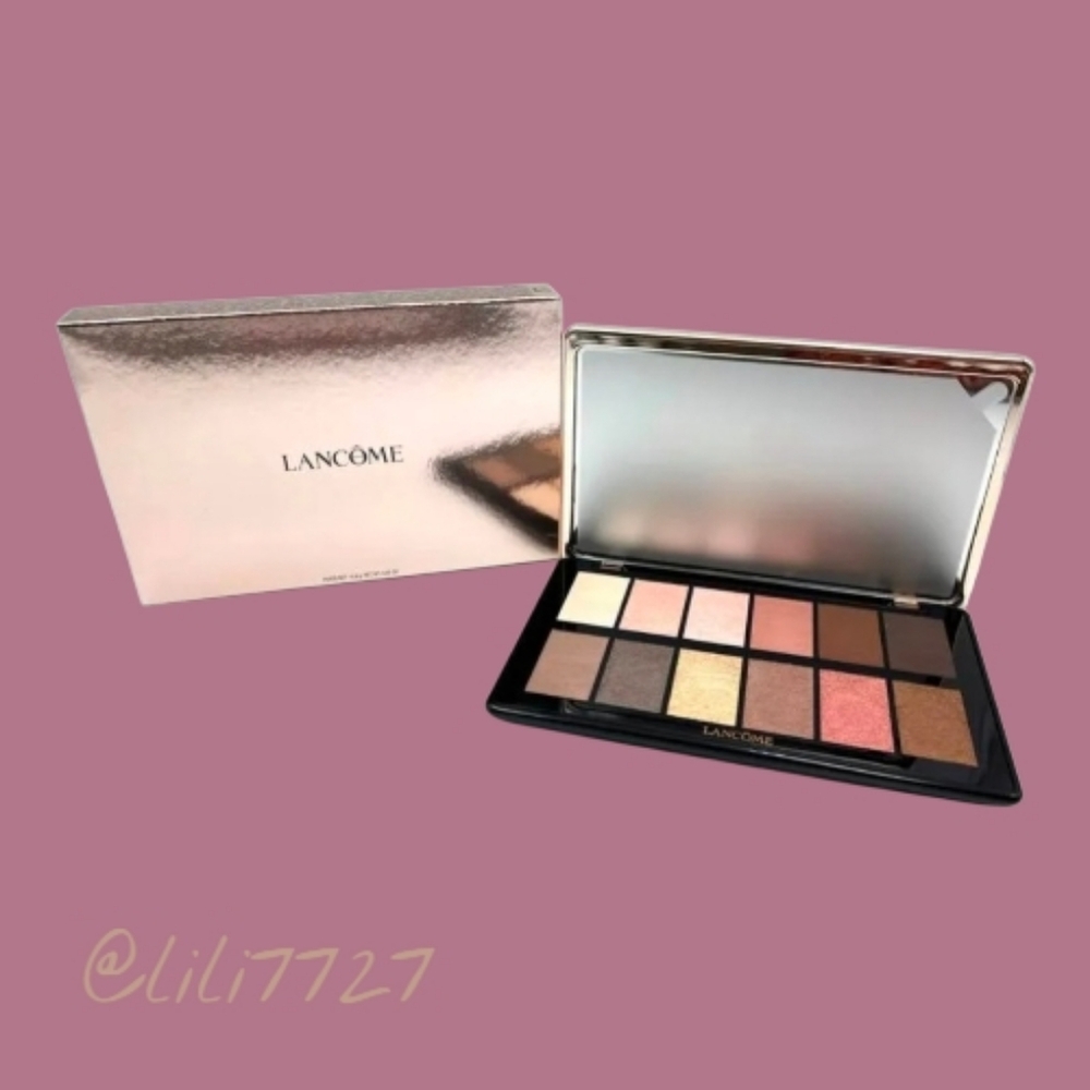 Lancome Holiday Rose Gold Palette And YSL Myself Edp .04flOz Spray Mens NIB - Picture 6 of 13